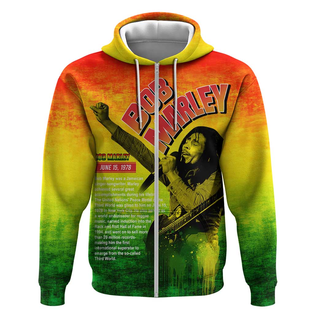 The Real Legend Bob Hoodie African Jamaica Reggae