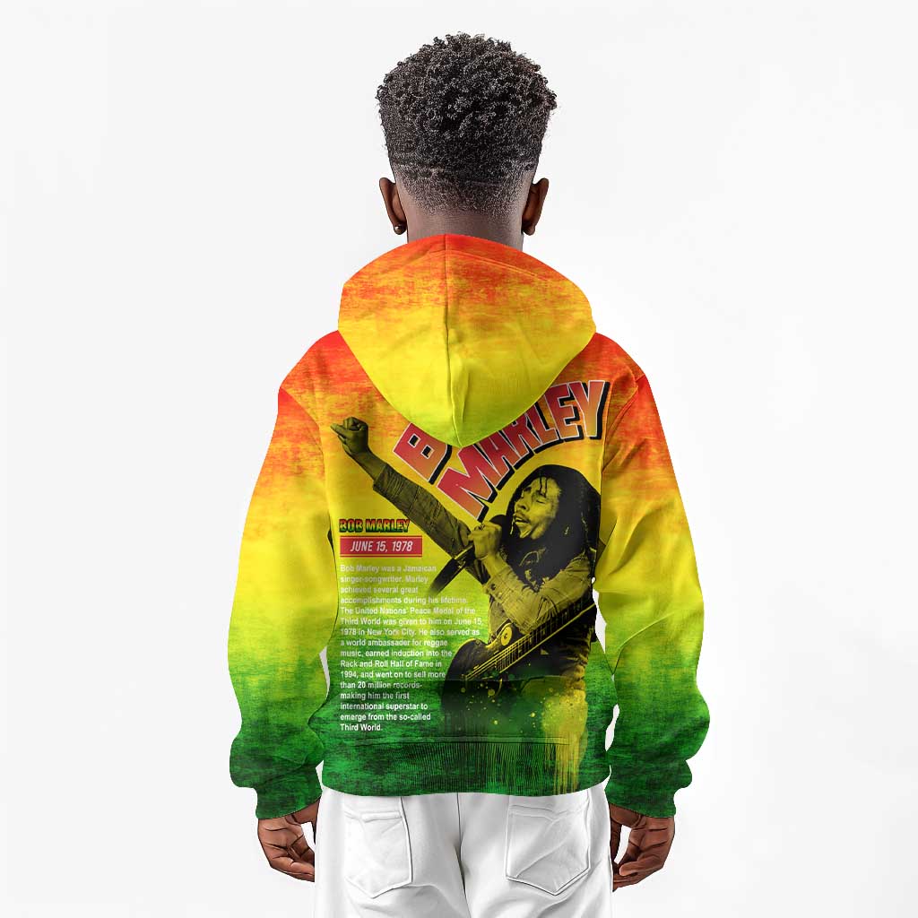 The Real Legend Bob Kid Hoodie African Jamaica Reggae
