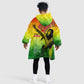 The Real Legend Bob KId Wearable Blanket Hoodie African Jamaica Reggae