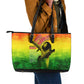 The Real Legend Bob Leather Tote Bag African Jamaica Reggae