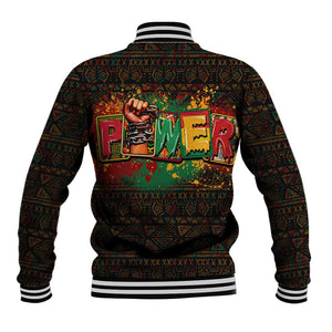 Personalized Power African Baseball Jacket DT02