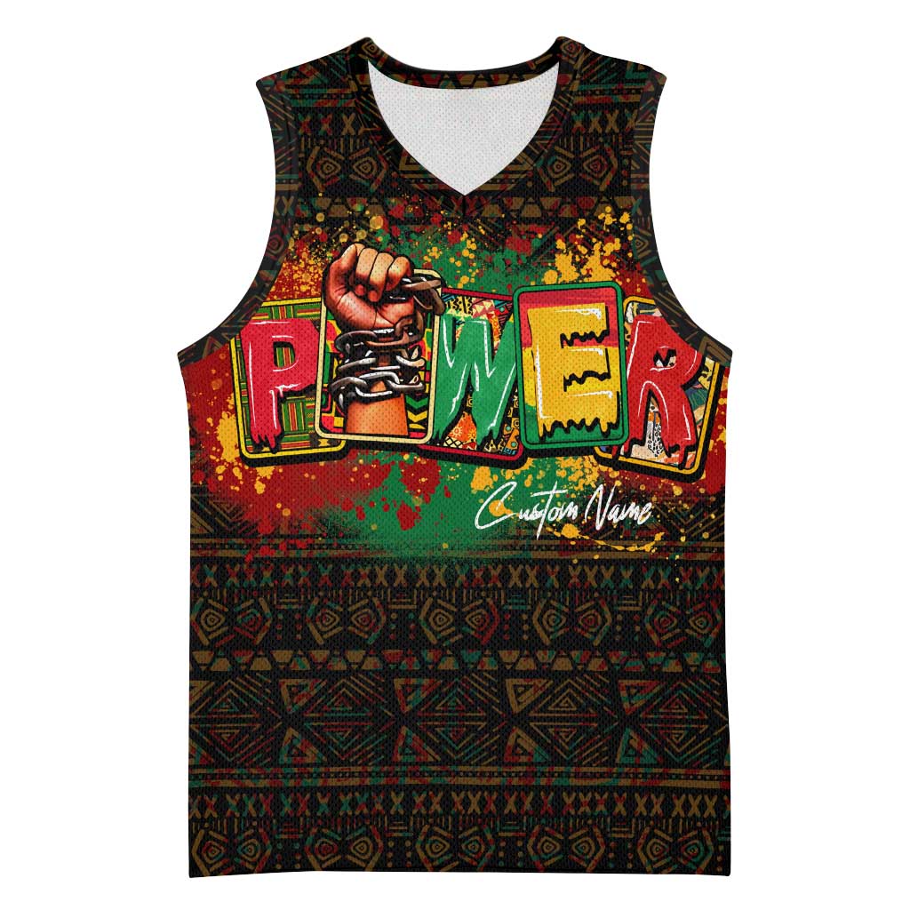 Personalized Power African Basketball Jersey - African Pride