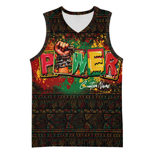Personalized Power African Basketball Jersey - African Pride