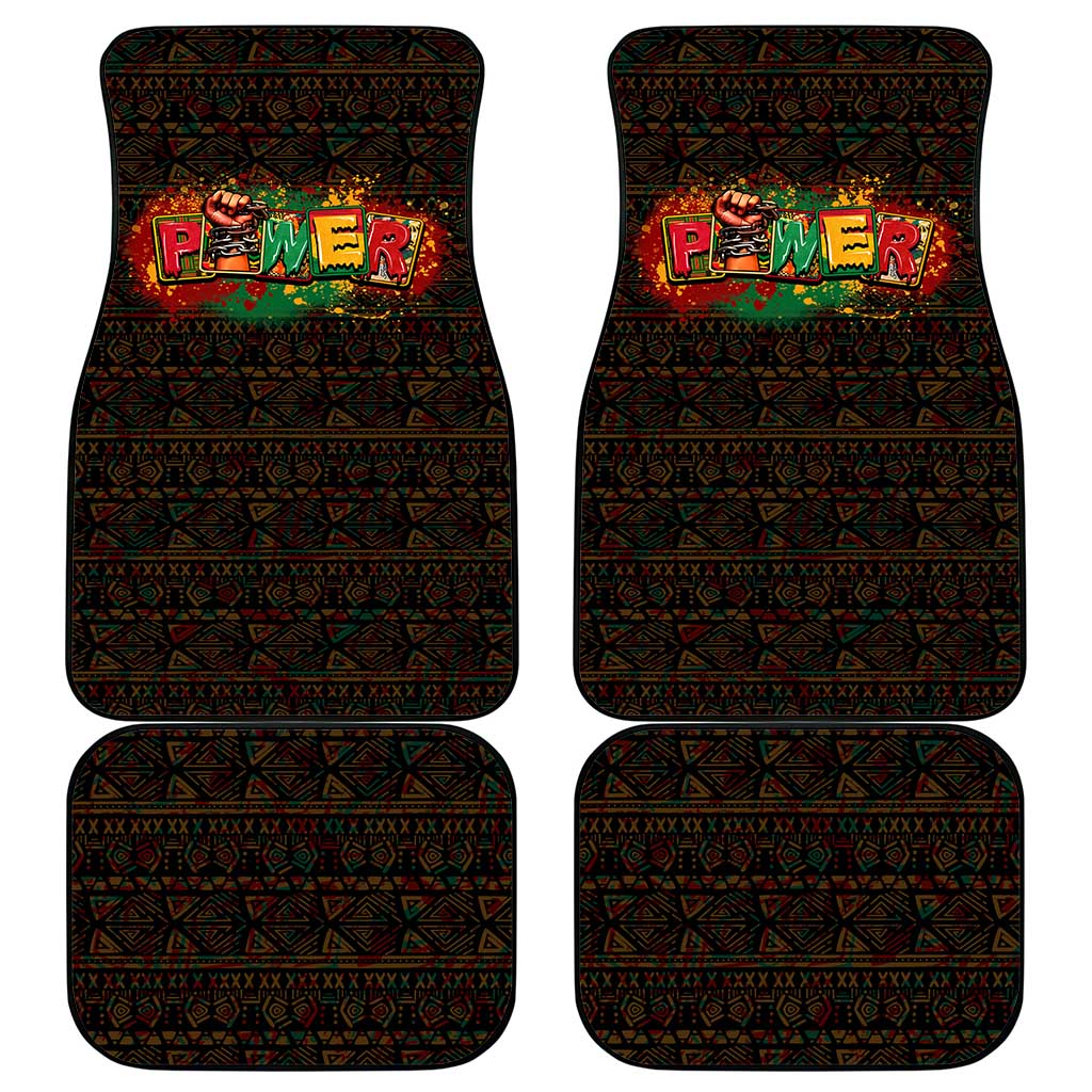 Personalized Power African Car Mats