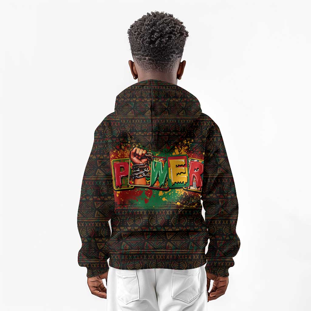 Personalized Power African Kid Hoodie