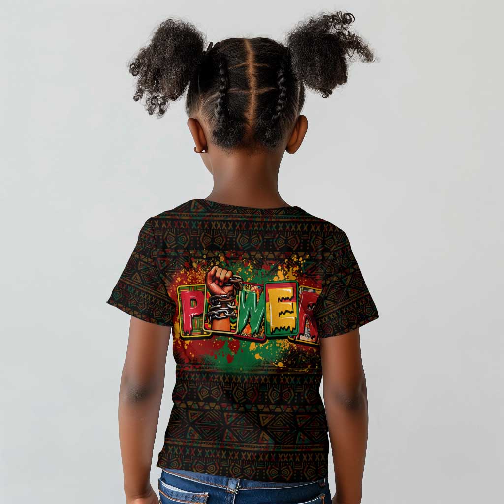 Personalized Power African Kid T shirt