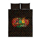 Personalized Power African Quilt Bed Set