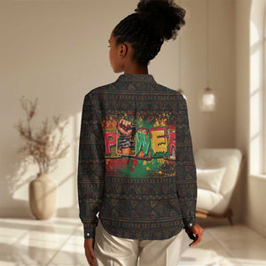 Personalized Power African Women Casual Shirt DT02