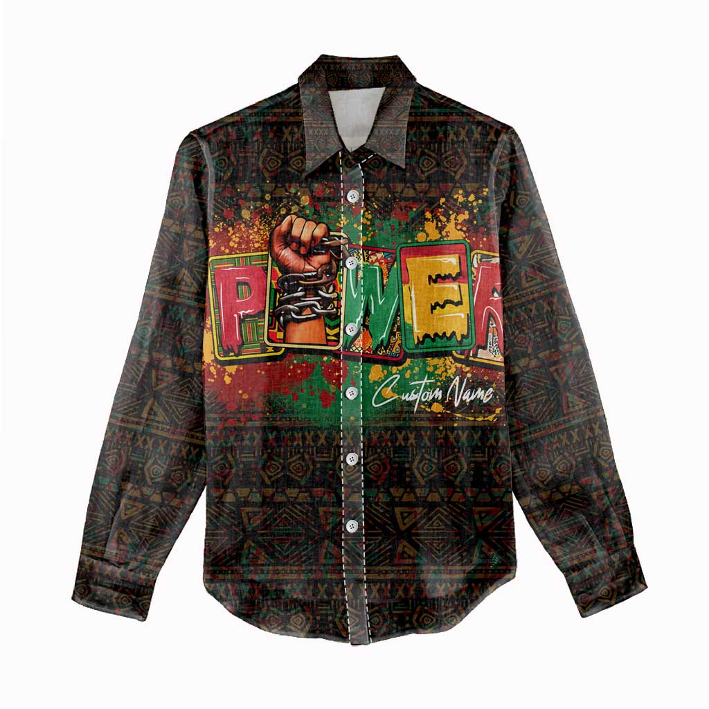 Personalized Power African Women Casual Shirt DT02