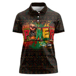 Personalized Power African Women Polo Shirt