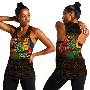 Personalized Power African Women Racerback Tank