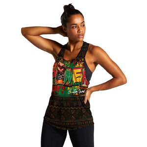 Personalized Power African Women Racerback Tank