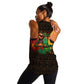 Personalized Power African Women Racerback Tank