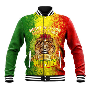 King's African Spirit Baseball Jacket Heart of A Lion DT02