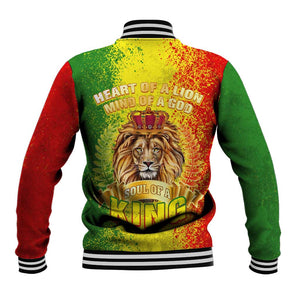 King's African Spirit Baseball Jacket Heart of A Lion DT02