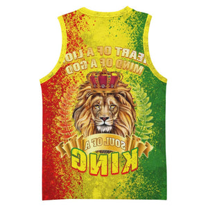 King's African Spirit Basketball Jersey Heart of A Lion - African Pride