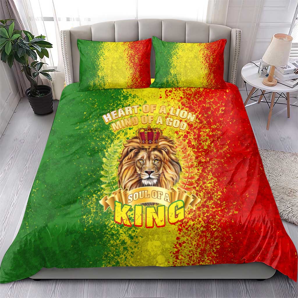 King's African Spirit Bedding Set Heart of A Lion