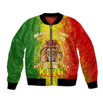 King's African Spirit Bomber Jacket Heart of A Lion
