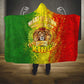 King's African Spirit Hooded Blanket Heart of A Lion