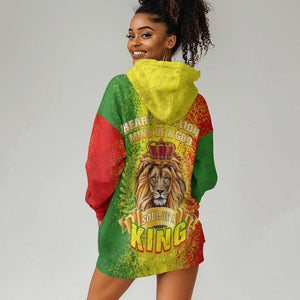 King's African Spirit Hoodie Dress Heart of A Lion