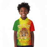 King's African Spirit Kid Polo Shirt Heart of A Lion