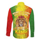 King's African Spirit Long Sleeve Button Shirt Heart of A Lion