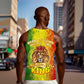 King's African Spirit Men Tank Top Heart of A Lion