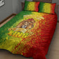 King's African Spirit Quilt Bed Set Heart of A Lion