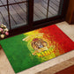 King's African Spirit Rubber Doormat Heart of A Lion