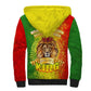 King's African Spirit Sherpa Hoodie Heart of A Lion