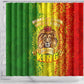 King's African Spirit Shower Curtain Heart of A Lion