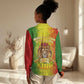 King's African Spirit Women Casual Shirt Heart of A Lion DT02