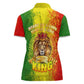 King's African Spirit Women Polo Shirt Heart of A Lion