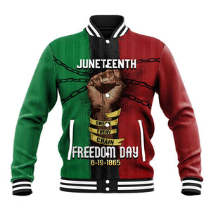 Juneteenth Freedom Day Baseball Jacket Black Pride Month DT02