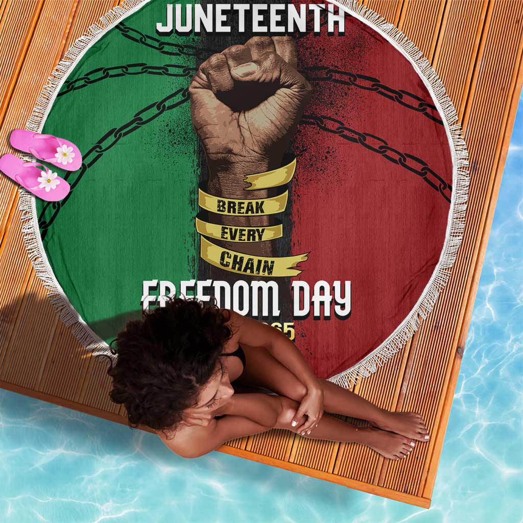 Juneteenth Freedom Day Beach Blanket Black Pride Month