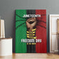 Juneteenth Freedom Day Canvas Wall Art Black Pride Month