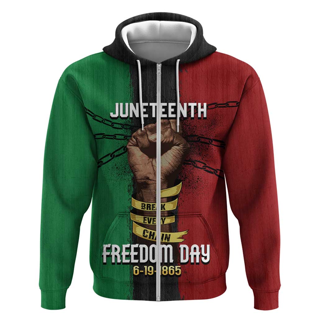 Juneteenth Freedom Day Hoodie Black Pride Month