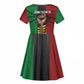 Juneteenth Freedom Day Kid Short Sleeve Dress Black Pride Month