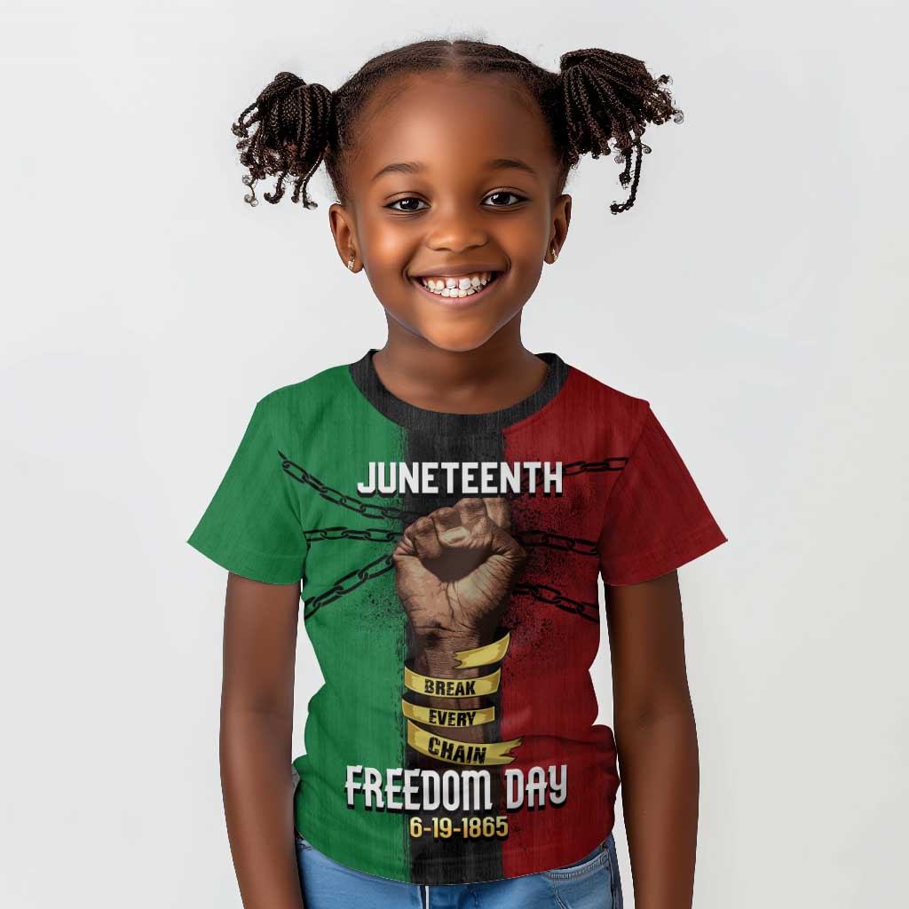 Juneteenth Freedom Day Kid T shirt Black Pride Month