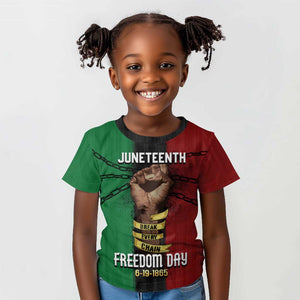Juneteenth Freedom Day Kid T shirt Black Pride Month