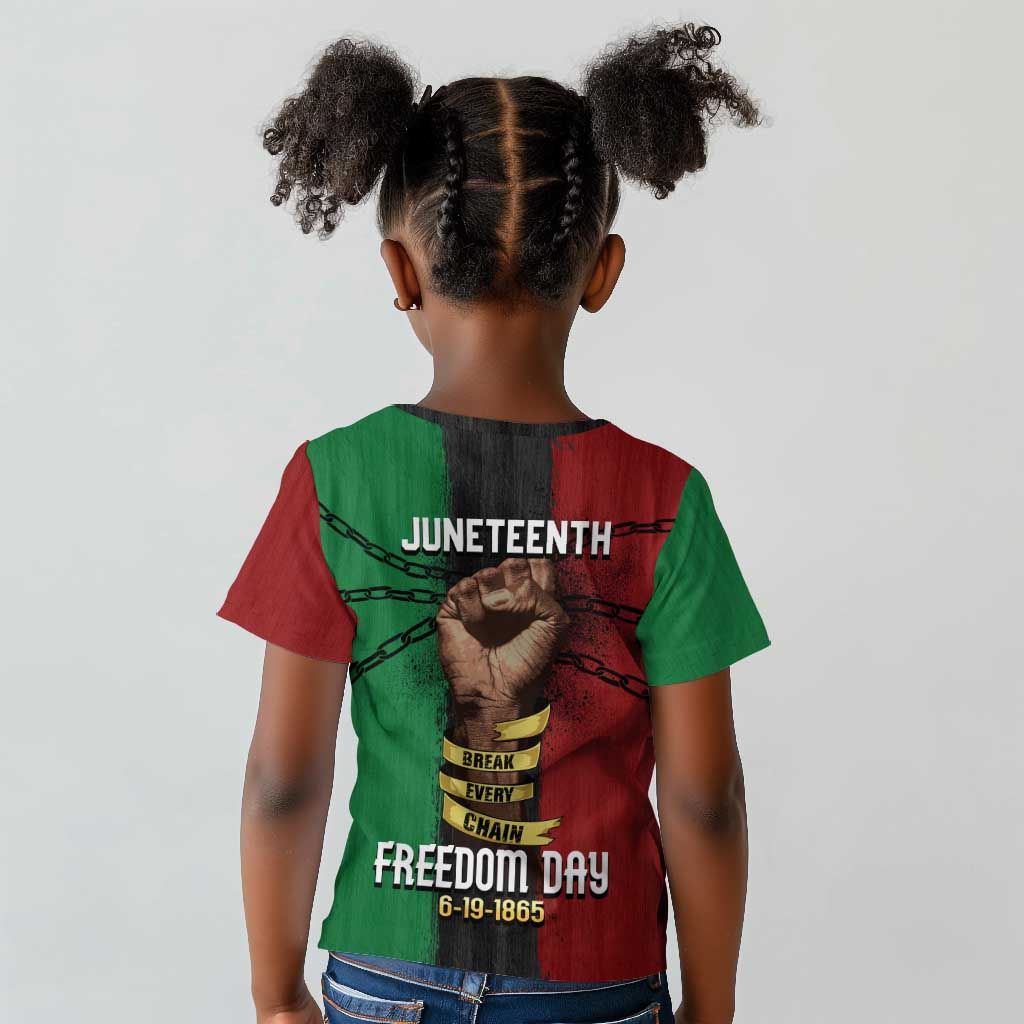 Juneteenth Freedom Day Kid T shirt Black Pride Month