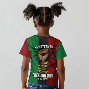 Juneteenth Freedom Day Kid T shirt Black Pride Month