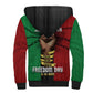 Juneteenth Freedom Day Sherpa Hoodie Black Pride Month