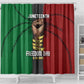 Juneteenth Freedom Day Shower Curtain Black Pride Month
