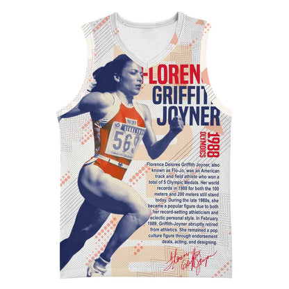 The Phenomenal Woman Flo-Jo Basketball Jersey 1988 Olympic - African Pride