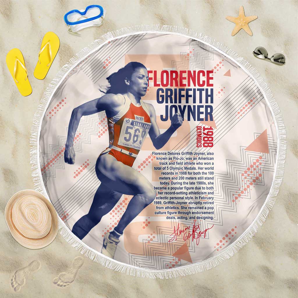 The Phenomenal Woman Flo-Jo Beach Blanket 1988 Olympic