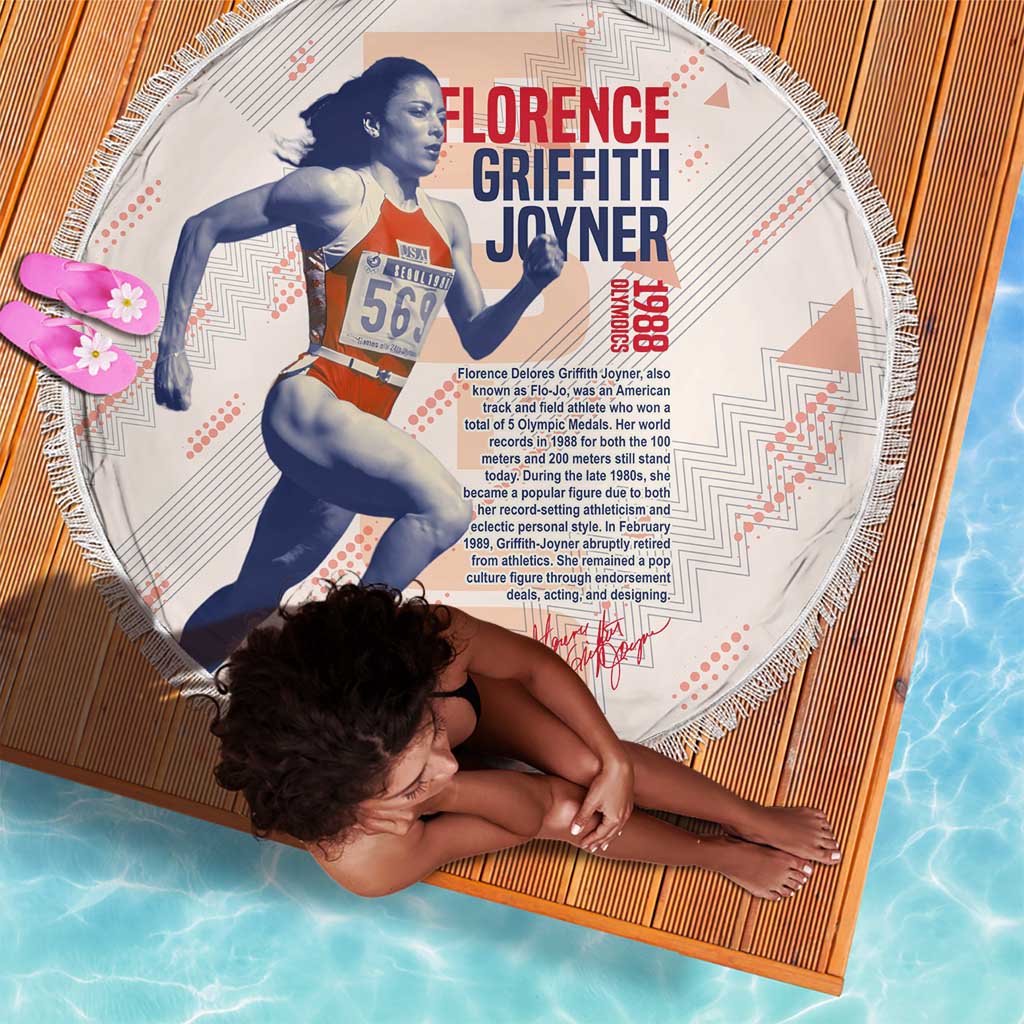The Phenomenal Woman Flo-Jo Beach Blanket 1988 Olympic