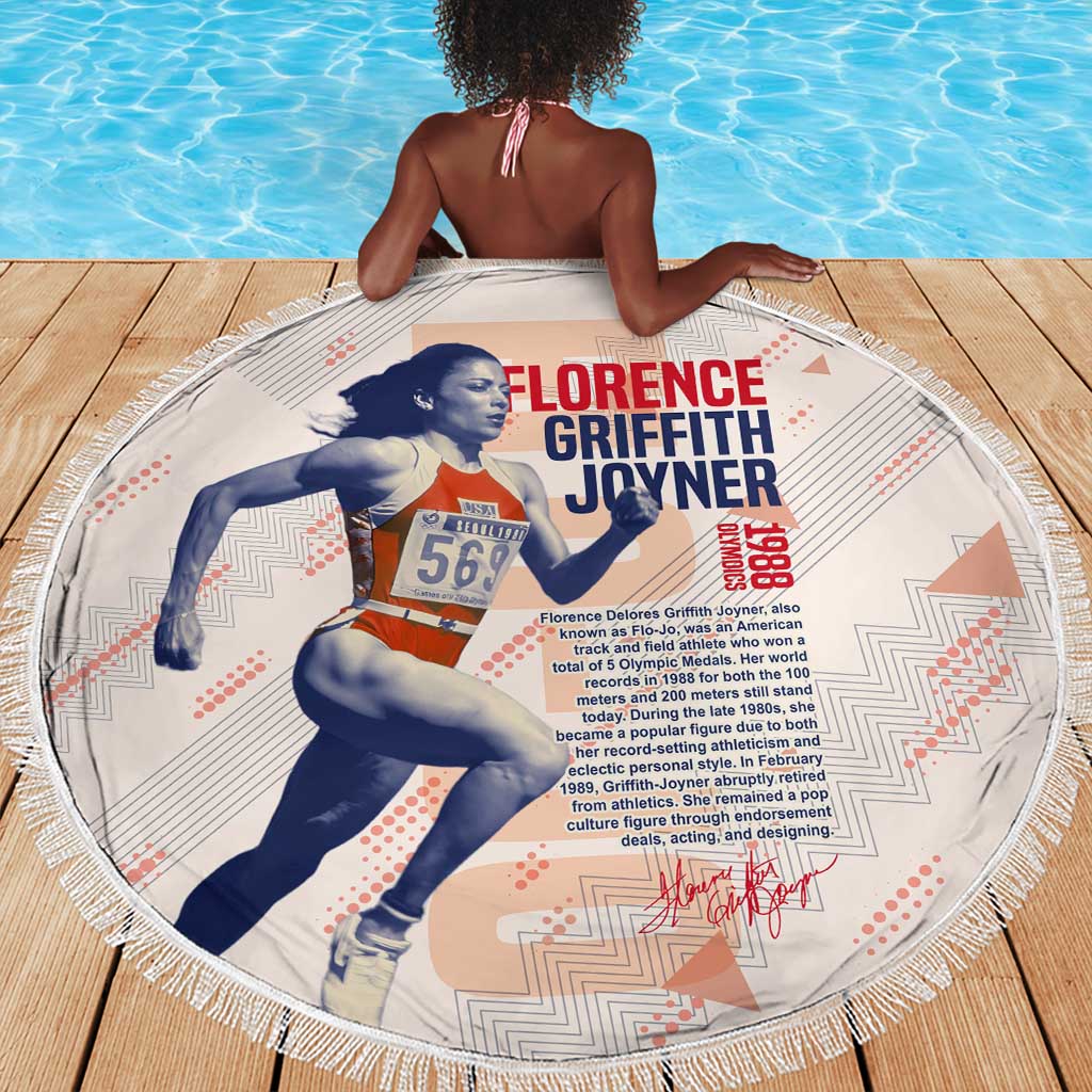 The Phenomenal Woman Flo-Jo Beach Blanket 1988 Olympic