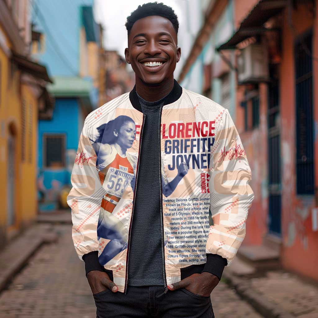 The Phenomenal Woman Flo-Jo Bomber Jacket 1988 Olympic