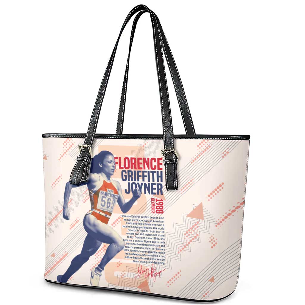 The Phenomenal Woman Flo-Jo Leather Tote Bag 1988 Olympic